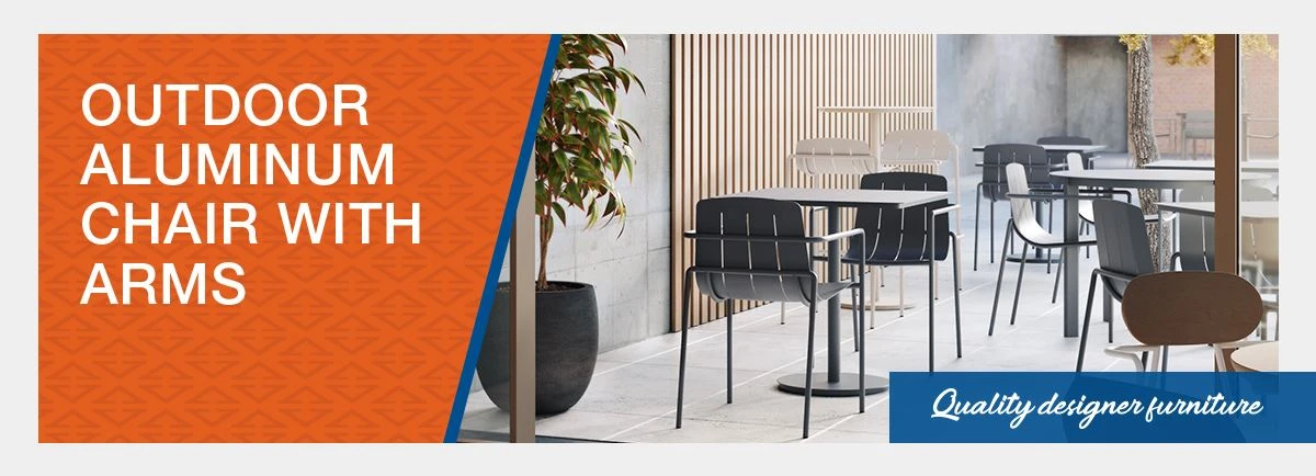 Outdoor Aluminum Chair With Arms hbsinostar