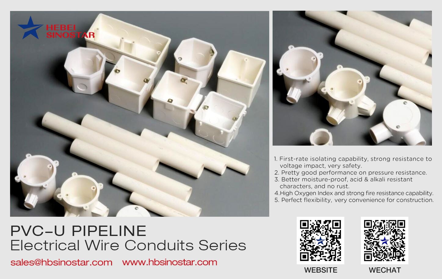 Advatage PVC-U Electrical Wire Conduits hbsinostar